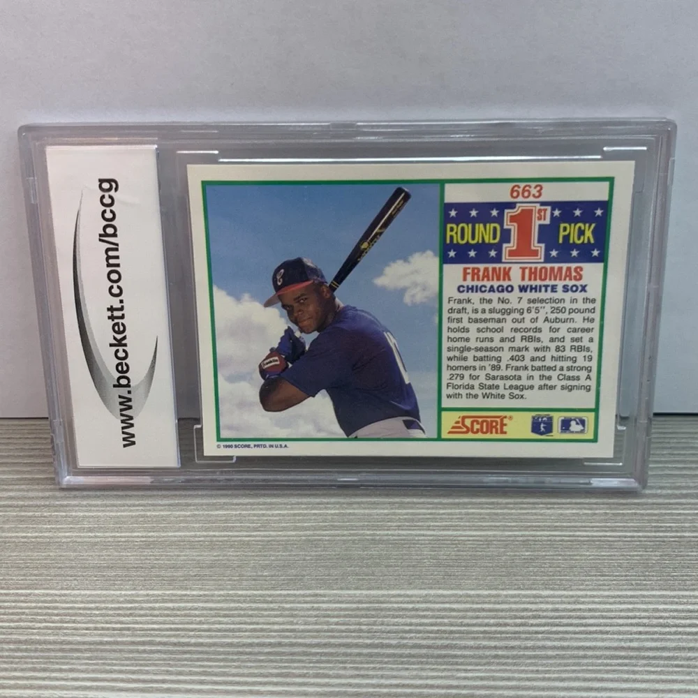 1990 Score #663 Frank Thomas White Sox (MISC8)